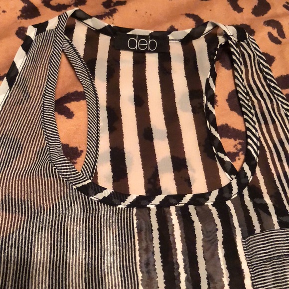 DEB BRAND FITTED SHEER TOP Women’s Size Small - Picture 5 of 16